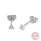 Pendientes geométricos de Plata de Ley S925