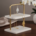 Collar de Acero Inoxidable Pulido Doble Cara Mano de Fátima o Hamsa