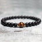 2 Natural Stone Bracelets for Men 