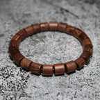 Natural Wood Bracelet Geometric Design