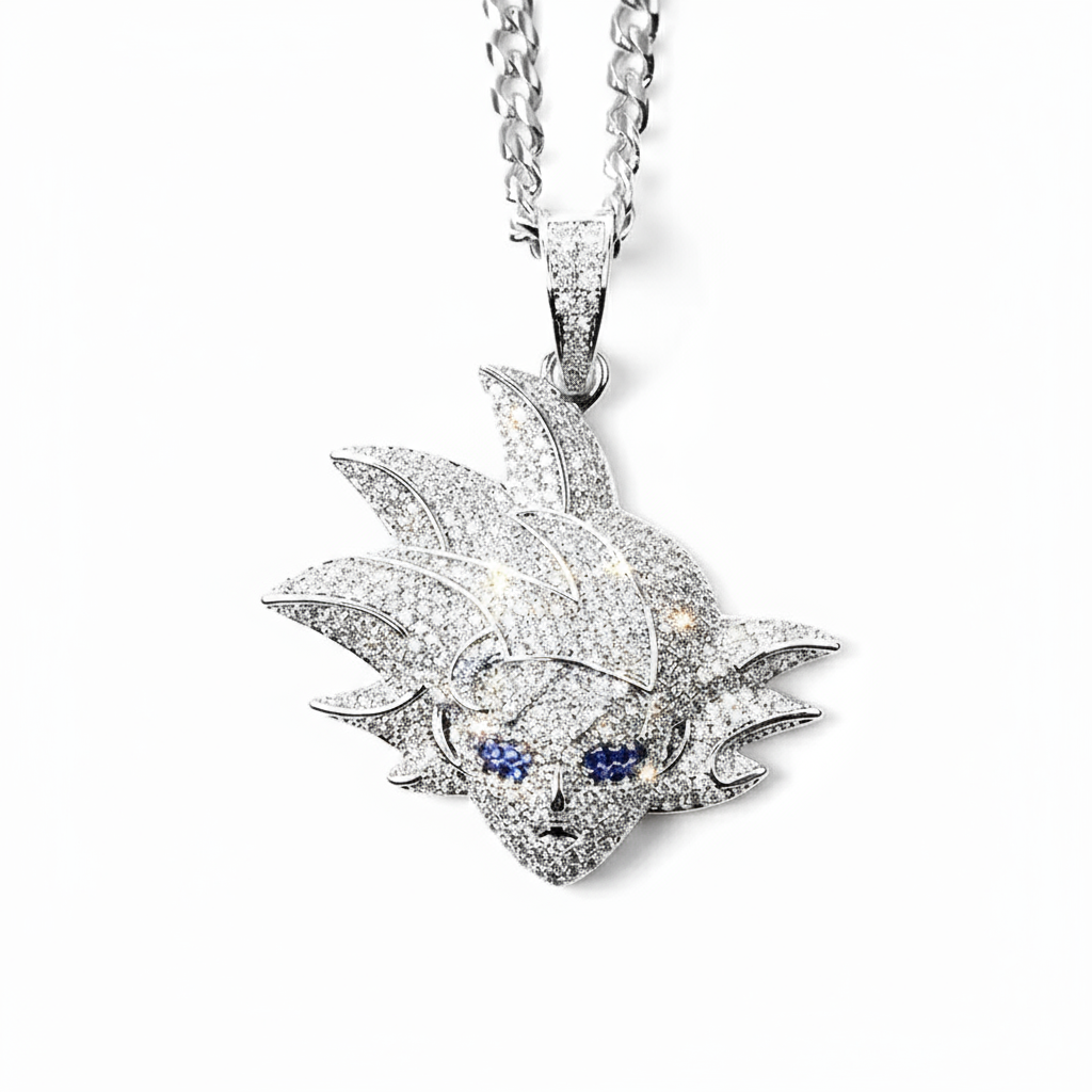 Collar de Goku de Bola de Dragón de tipo Swarovski