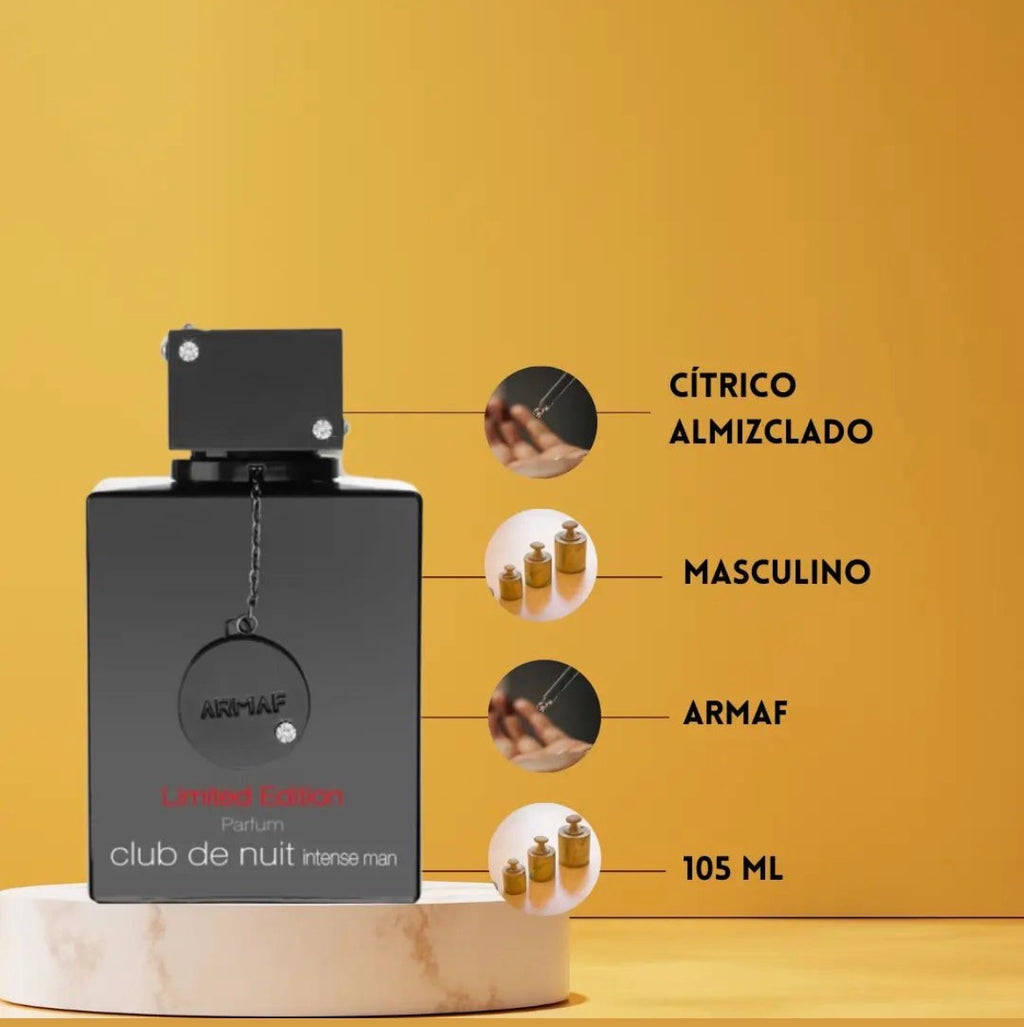 Armaf Club De Nuit Intense Edición Limitada para Hombres EDP,3.6 Onzas