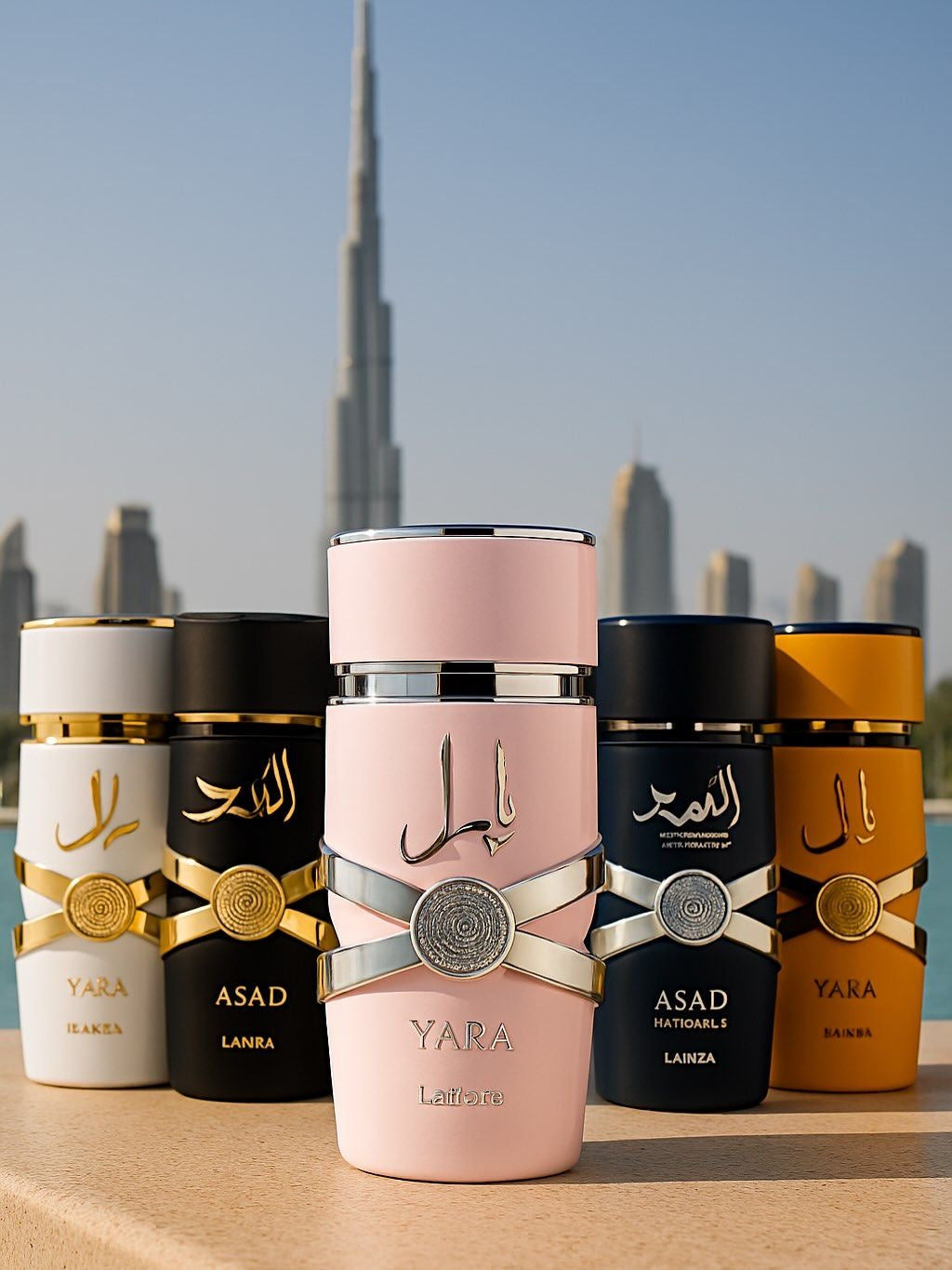 Gama de perfumes Asad.