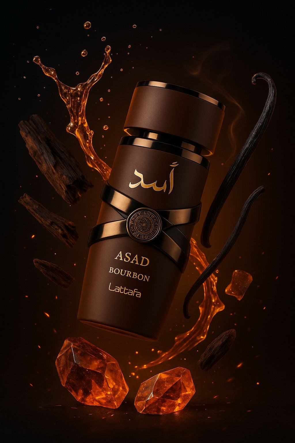 Lattafa Asad Bourbon Eau de Parfum para hombre 100 ml