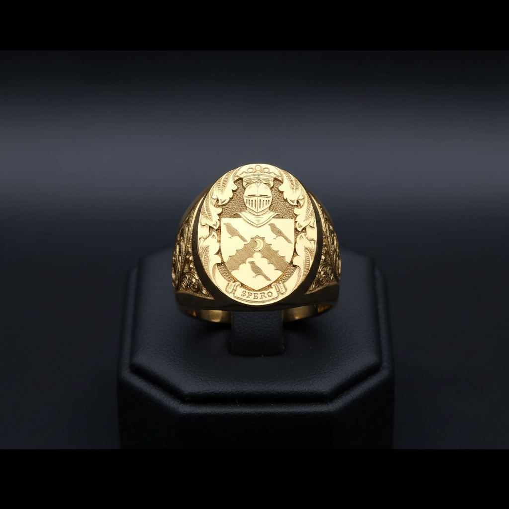 Anillo Dorado de Moda para Hombre