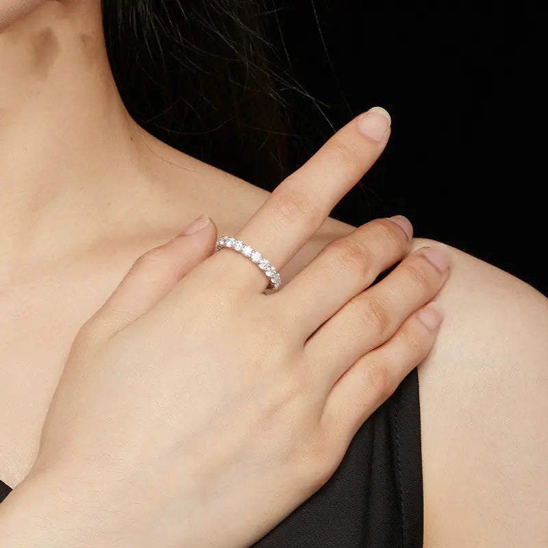 Anillo de Plata 925 de Mujer de diamantes