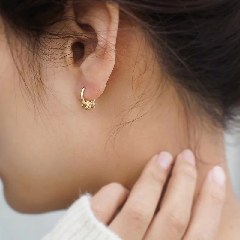 Stainless Steel Rings with Diamonds