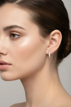 Set of 3 Stainless Steel Rings with Rhinestones