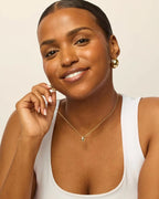 Minimalist Gold Drop Necklace