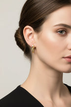 Textured Gold Stainless Steel Rings