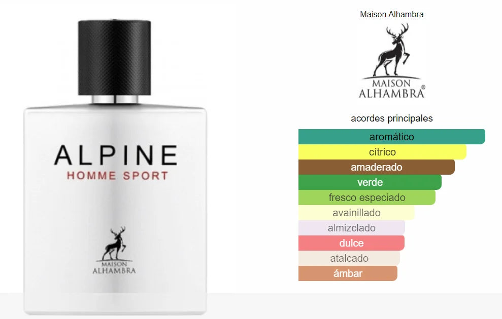 Maison Alhambra  Alpine Homme Sport EDP - 100ml