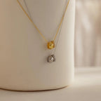 Double Shine Stainless Steel Necklace
