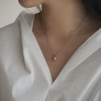 Minimalist Gold Drop Necklace
