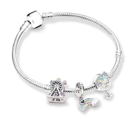 Pulsera estilo Pandora con Charms incluidos