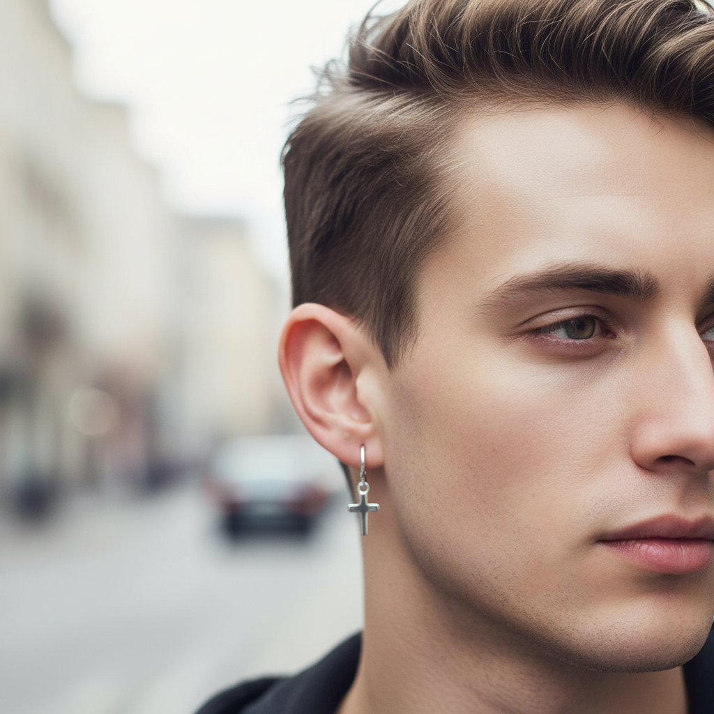 Cruz de plata de Ley S925 minimalistas