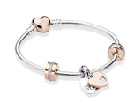 Pulsera estilo Pandora con Charms incluidos
