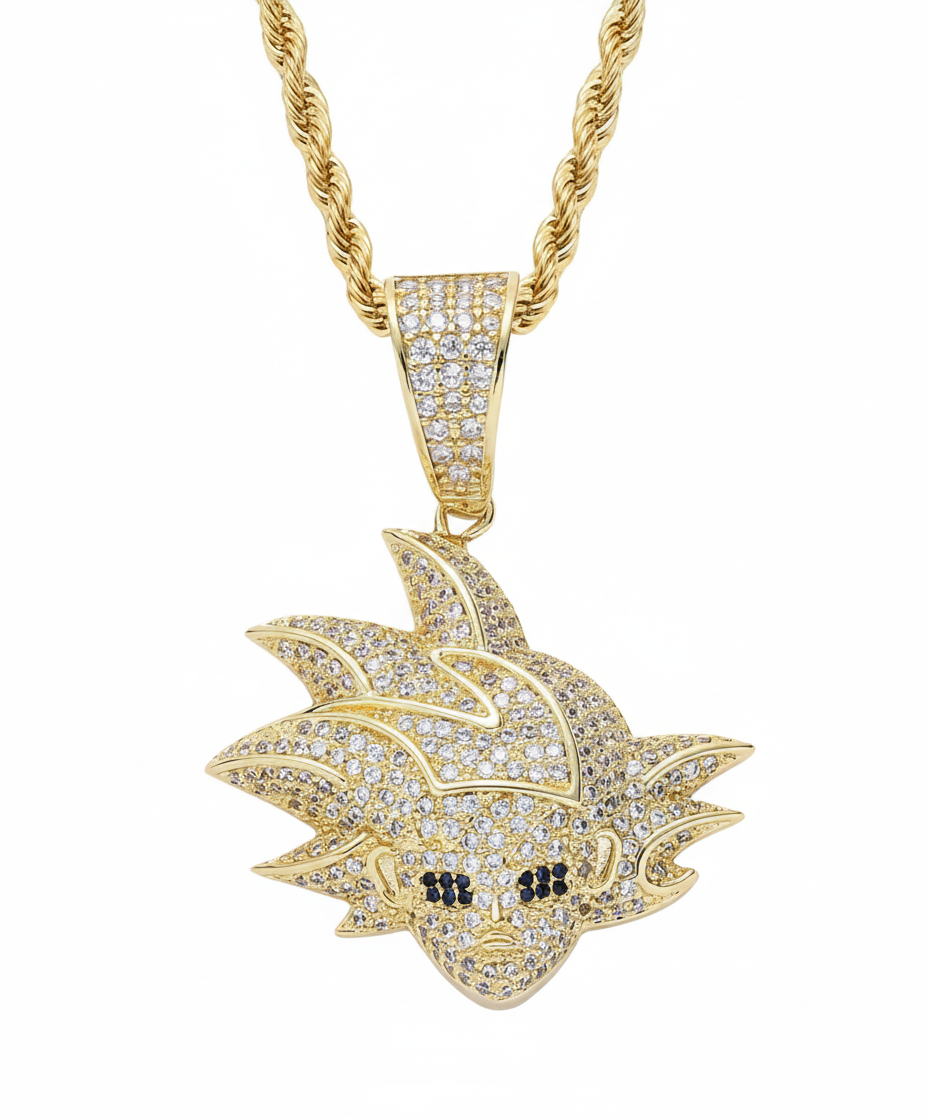 Collar de Goku de Bola de Dragón de tipo Swarovski