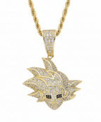 Collar de Goku de Bola de Dragón de tipo Swarovski