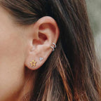 Pendientes geométricos de Plata de Ley S925